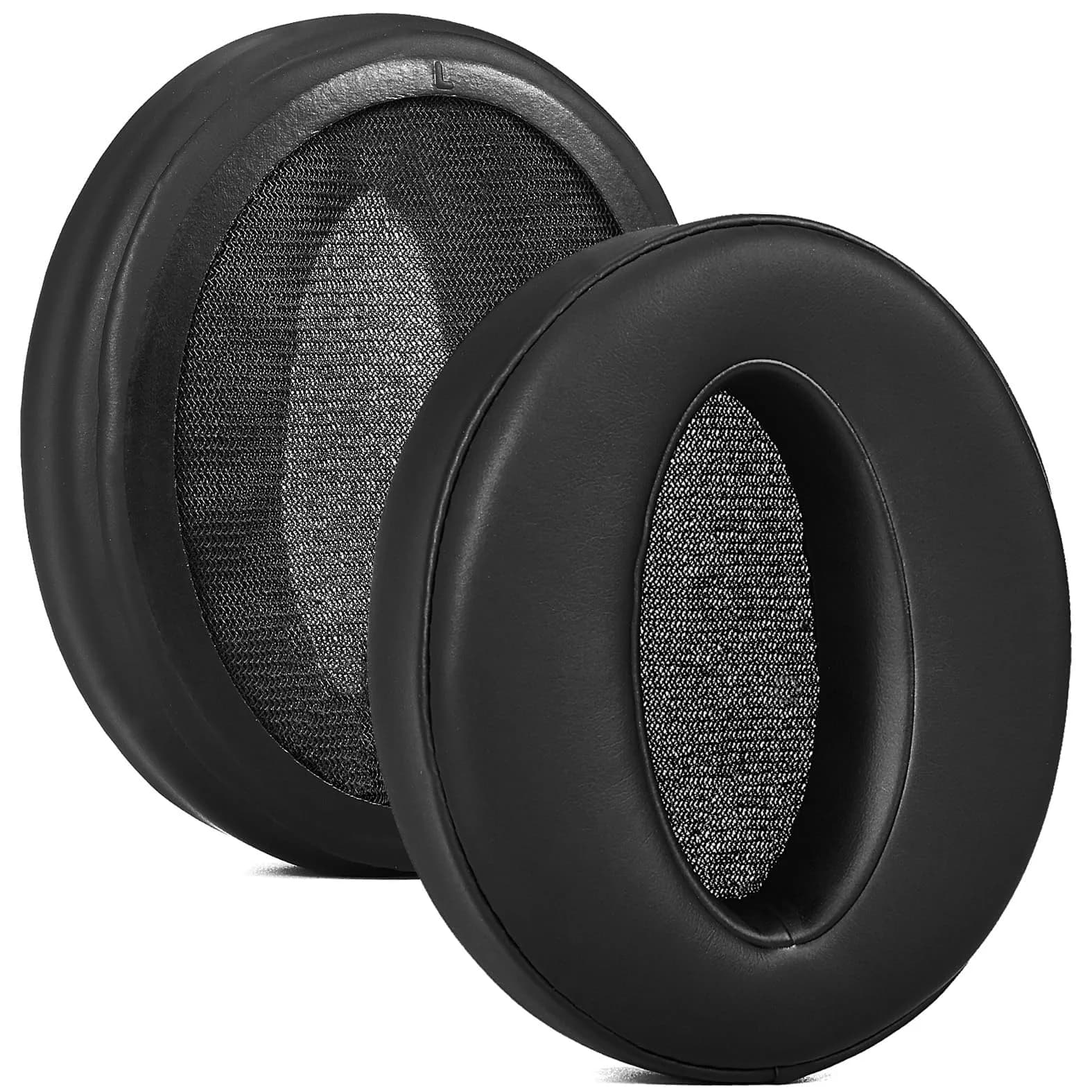 defean Replacement Earpads for Sennheiser HD 4.50BT, HD 4.40BT, HD 4.30G, HD 450BT, HD 350BT Headsets (Black, 2-Pack) — Faux Leather