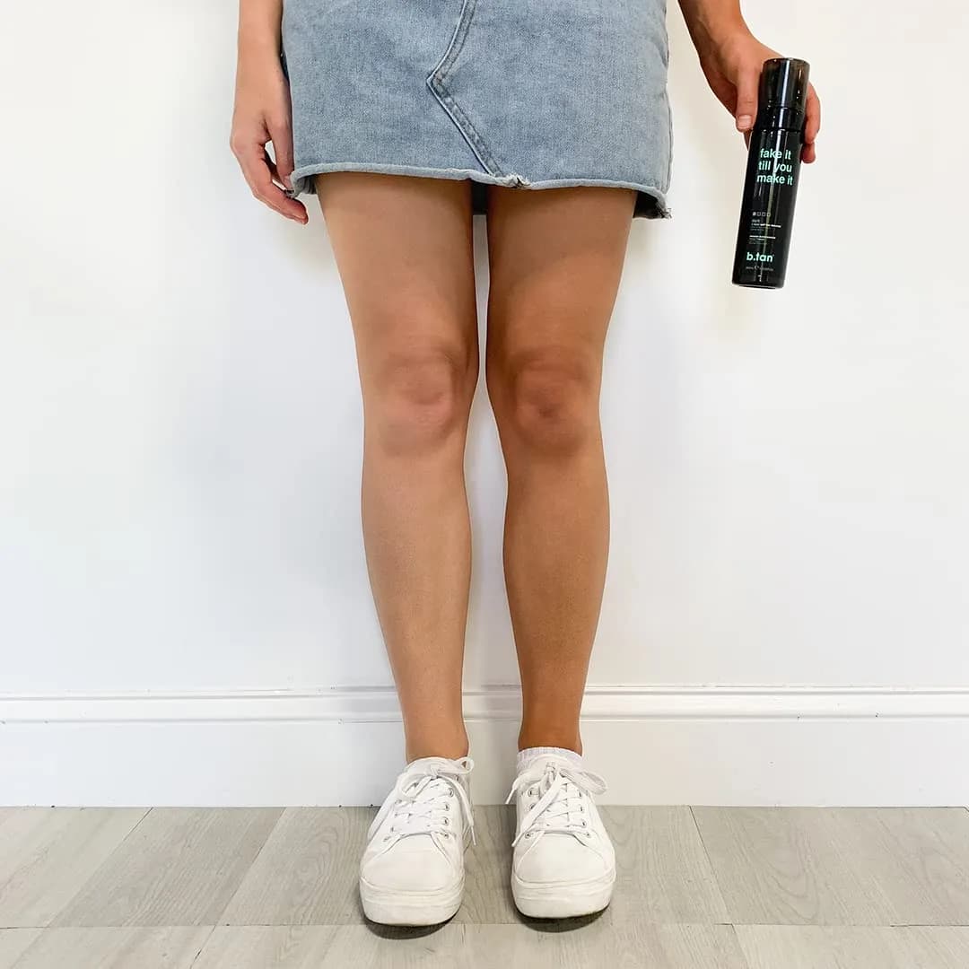B.TAN Fake It Till You Make It Dark Self Tanner Mousse 200ml (6.7 Fl Oz) | Express 1-Hour Sunless Tanning Foam - view 8