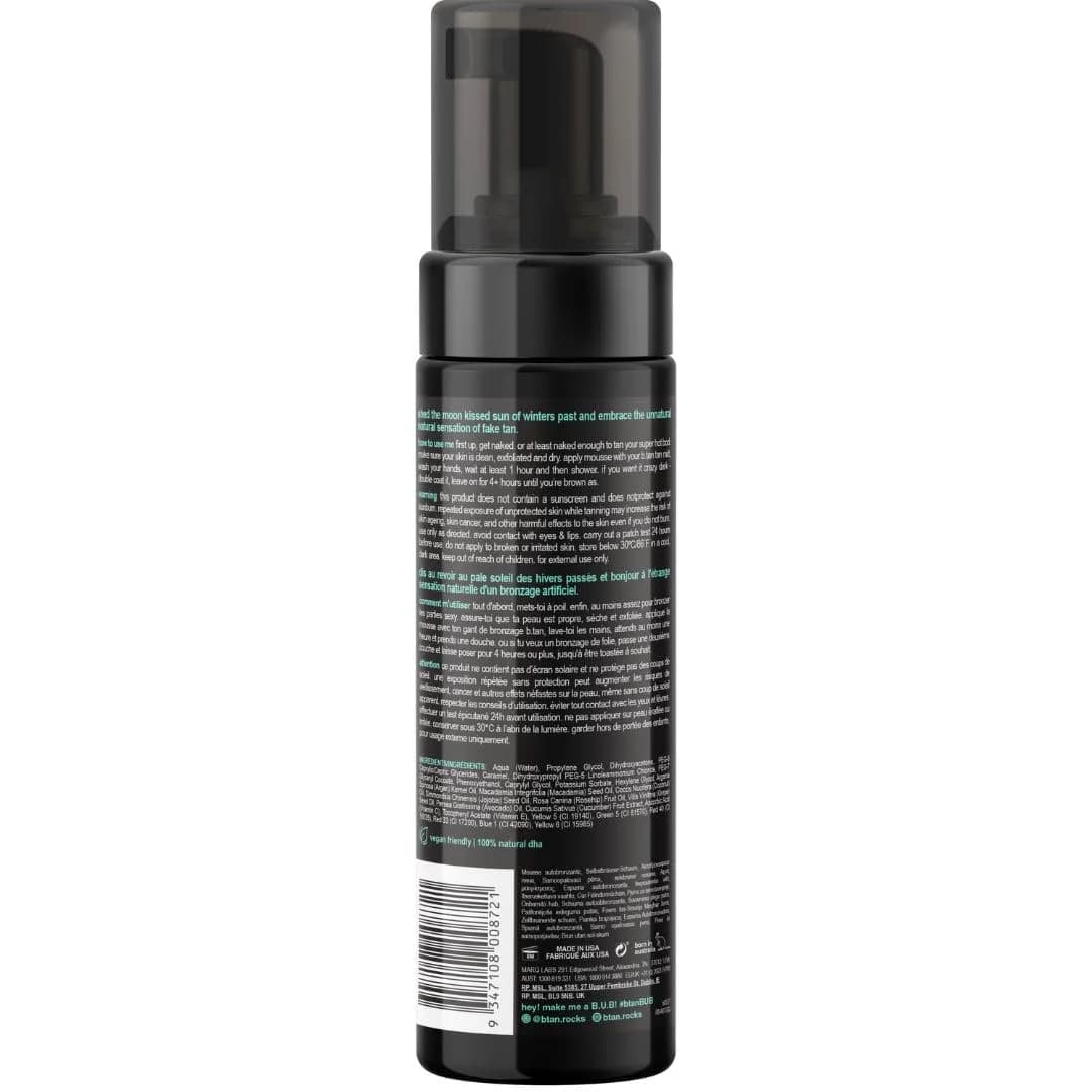 B.TAN Fake It Till You Make It Dark Self Tanner Mousse 200ml (6.7 Fl Oz) | Express 1-Hour Sunless Tanning Foam - view 2