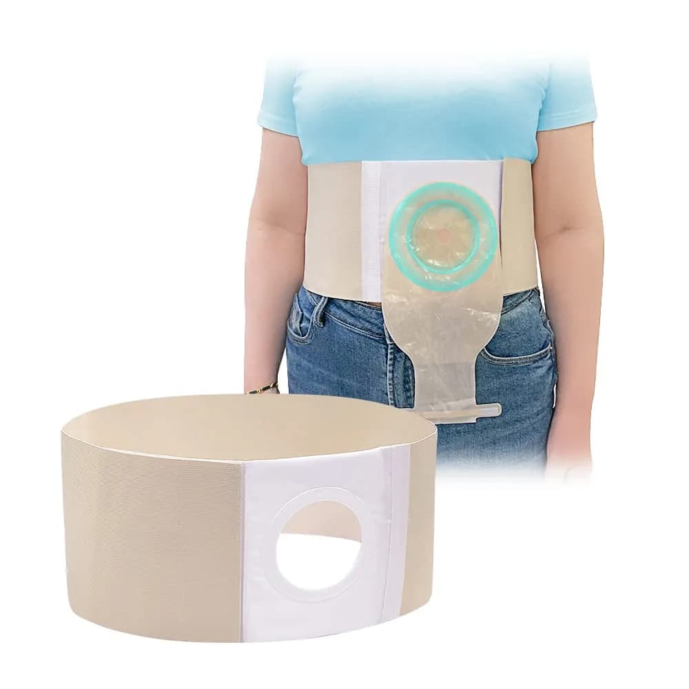 Mybow Ostomy Belt Hernia Support for Men & Women, XL 40-43 Inch Waist | Post-Operative Abdominal Binder - main product image