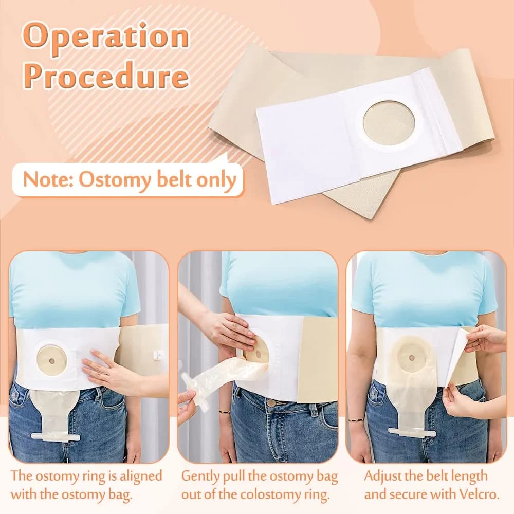 Mybow Ostomy Belt Hernia Support for Men & Women, XL 40-43 Inch Waist | Post-Operative Abdominal Binder - view 4
