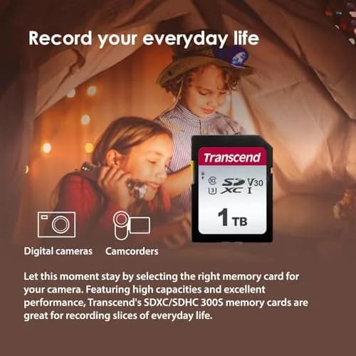 Transcend 16GB SDHC Memory Card | 95MB/s Read, 45MB/s Write, Class 10, U3, V30 thumbnail 3
