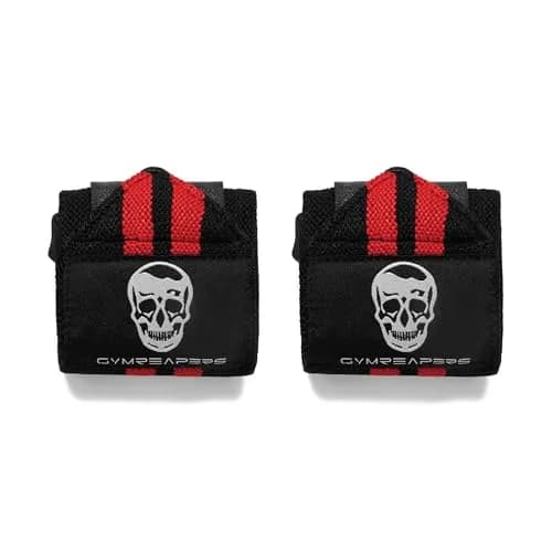Gymreapers Red IPF Approved 18" (46cm) Weightlifting Wrist Wraps | Professional Quality Wrist Support thumbnail 8