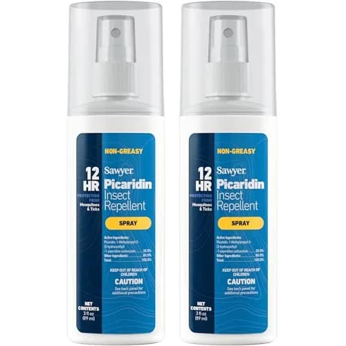 Sawyer Picaridin Insect Repellent Spray 20% — 177ml (6 Fl Oz) Pack of 2 | Repels Ticks & Mosquitoes for 12 Hours thumbnail 1