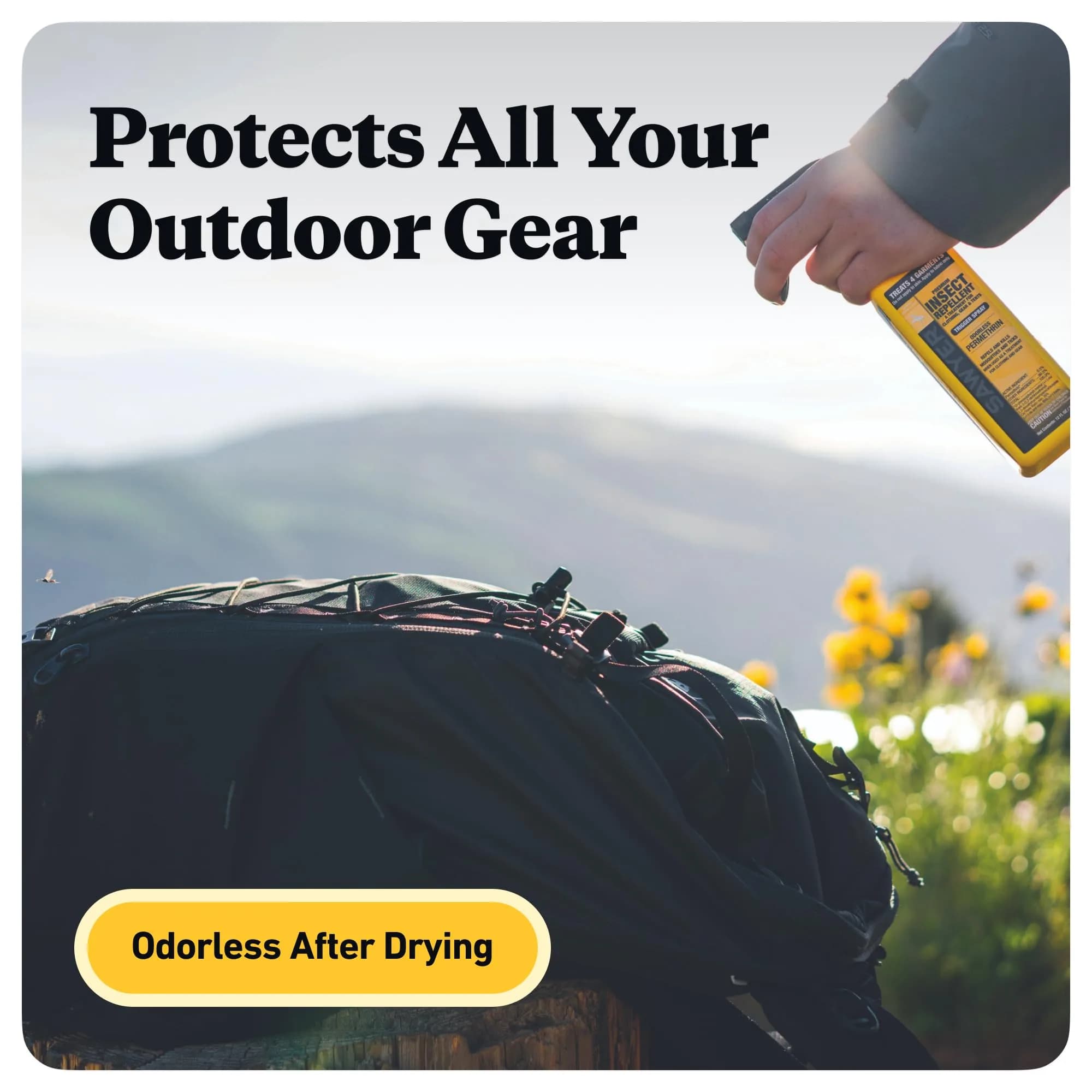 Sawyer Products Premium Permethrin Insect Repellent for Clothing & Gear Twin Pack 710ml (24 Fl Oz) | EPA Registered, Odorless Protection - view 5