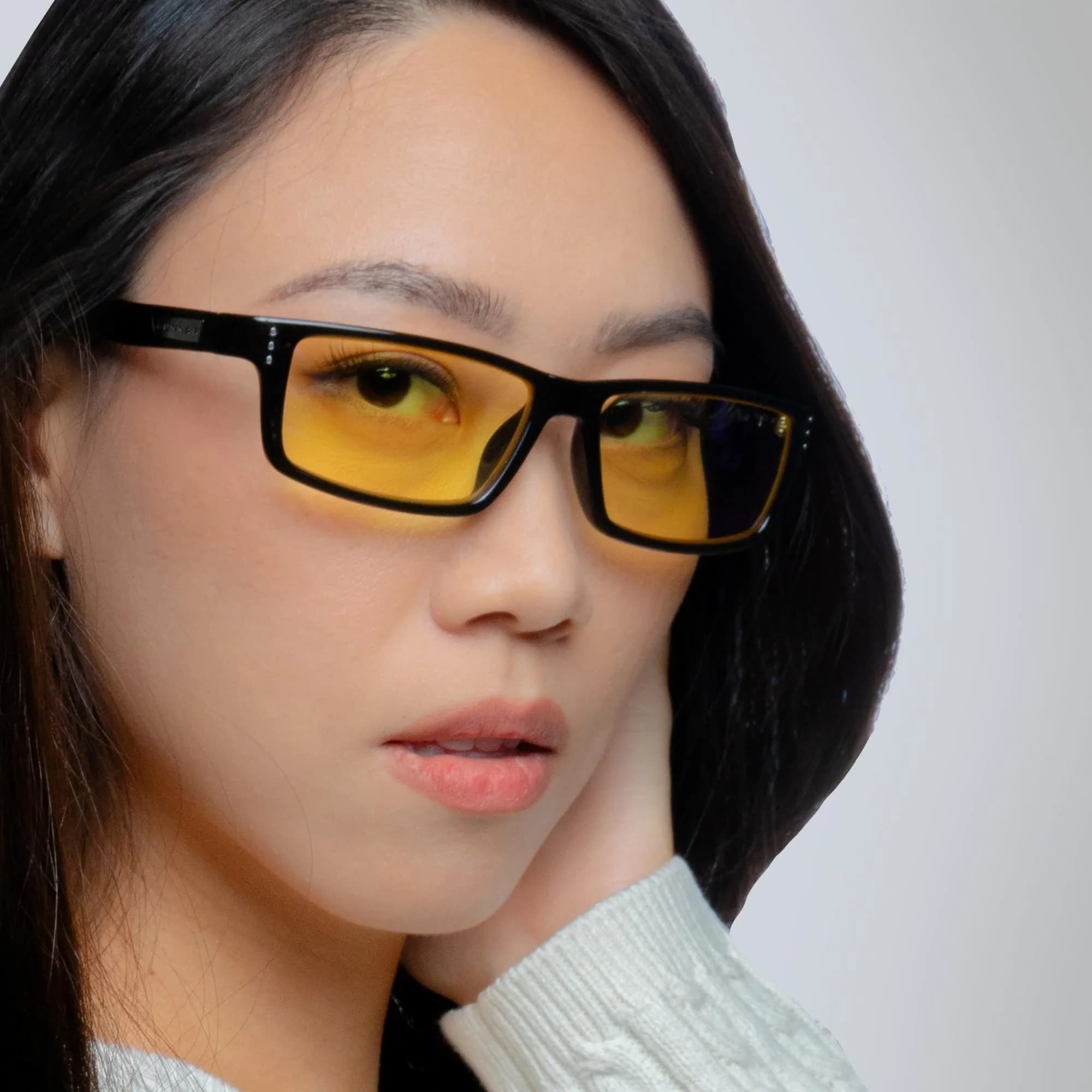 Gunnar Riot Amber Tinted Gaming Glasses 58mm Lens Width | Patented Blue Light Blocking Lens Technology - view 5
