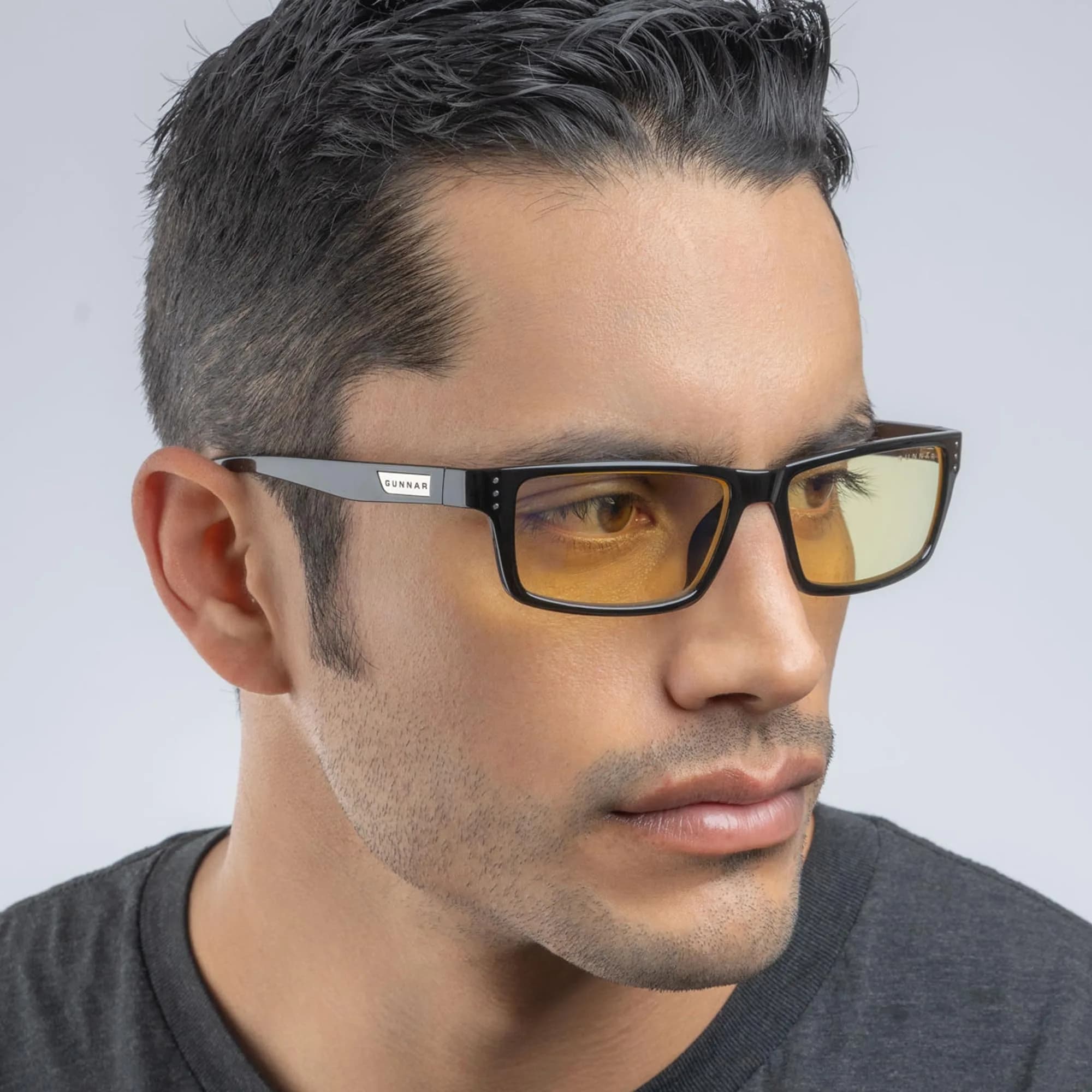 Gunnar Riot Amber Tinted Gaming Glasses 58mm Lens Width | Patented Blue Light Blocking Lens Technology - view 4