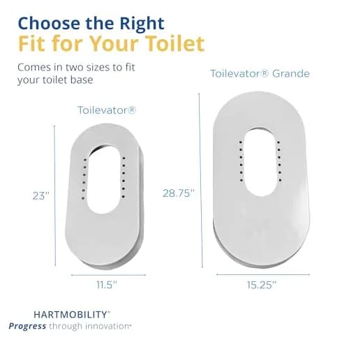 Toilevator Toilet Base Riser 3.5" | Supports 500 lb, Built-in Stability, Discreet Installation thumbnail 7