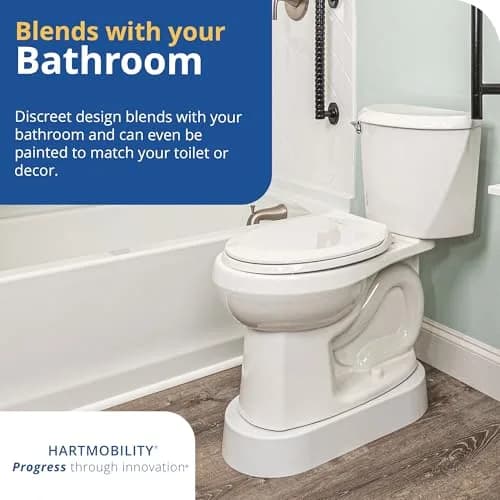 Toilevator Toilet Base Riser 3.5" | Supports 500 lb, Built-in Stability, Discreet Installation thumbnail 8