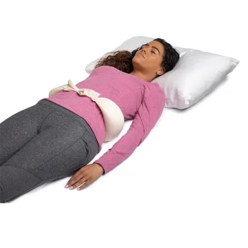 OPTP The Original McKenzie Night Roll Lumbar Support Pillow Small/Medium | Supports Spine While Sleeping thumbnail 7
