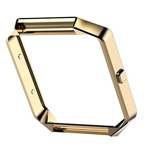 AISPORTS Stainless Steel Watch Frame for Fitbit Blaze (Gold) | Protects Your Smartwatch thumbnail 2