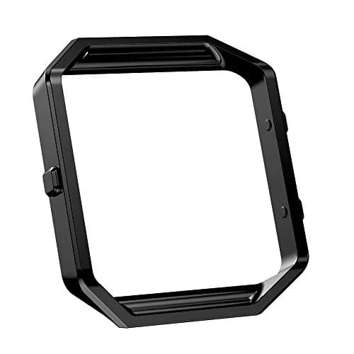 AISPORTS Black Stainless Steel Metal Frame for Fitbit Blaze Smart Watch | Compatible with Fitbit Blaze Only thumbnail 2