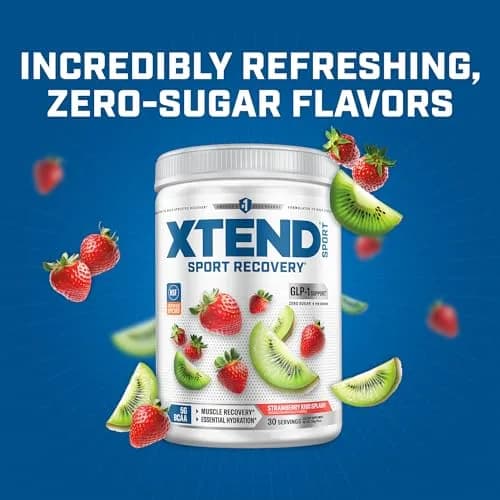 Xtend Sport BCAA Powder for Recovery, Strawberry Kiwi Splash | Sugar-Free Muscle Recovery Supplement (12.2 Ounce) thumbnail 5