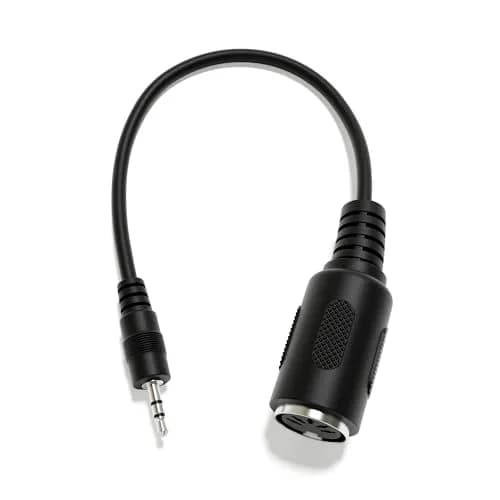 ExcelValley Female DIN MIDI Adapter Breakout Conversion Cable 15cm (0.49ft) | 5-Pin MIDI to 3.5mm TRS thumbnail 1