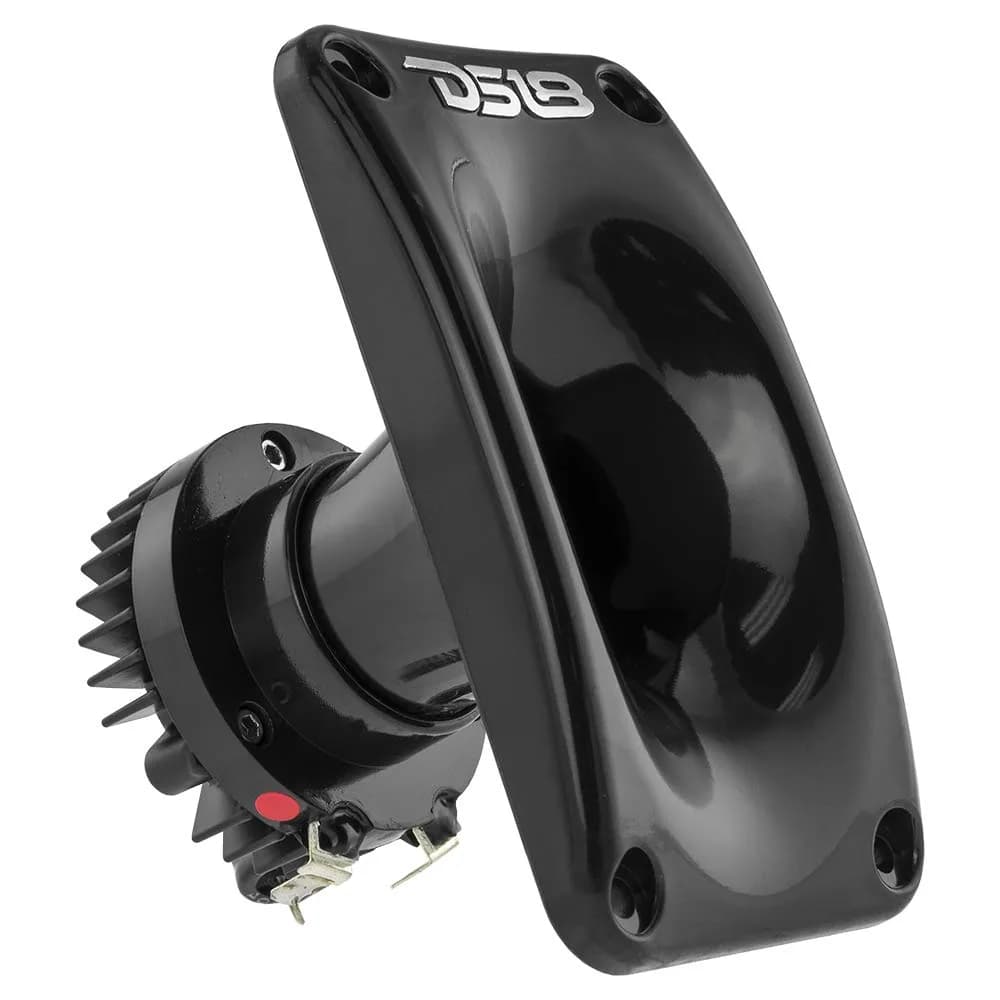 DS18 PRO-DKN25 Neodymium Driver with Aluminum Horn - 1" Voice Coil, 120W Max Power, 8 Ohms, Phelonic Diaphragm — Black