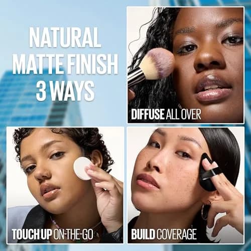Maybelline Fit Me Matte + Poreless Pressed Face Powder Makeup Setting Powder, Nutmeg, 8g (0.29 Oz) | Controls Shine for Normal to Oily Skin thumbnail 8