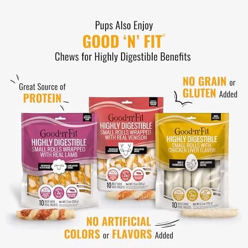 GOOD 'N' FUN Triple Flavor Kabobs Long-Lasting Dog Treat 680g (24 oz) | Protein-Rich Chew for All Dog Sizes thumbnail 7