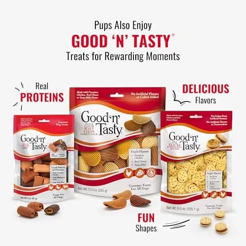 GOOD 'N' FUN Triple Flavor Kabobs Long-Lasting Dog Treat 680g (24 oz) | Protein-Rich Chew for All Dog Sizes thumbnail 9
