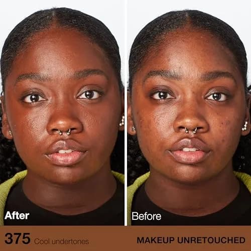 Maybelline Fit Me Dewy + Smooth Foundation - 375 Java, 29.57ml | Hydrating Luminous Finish thumbnail 3