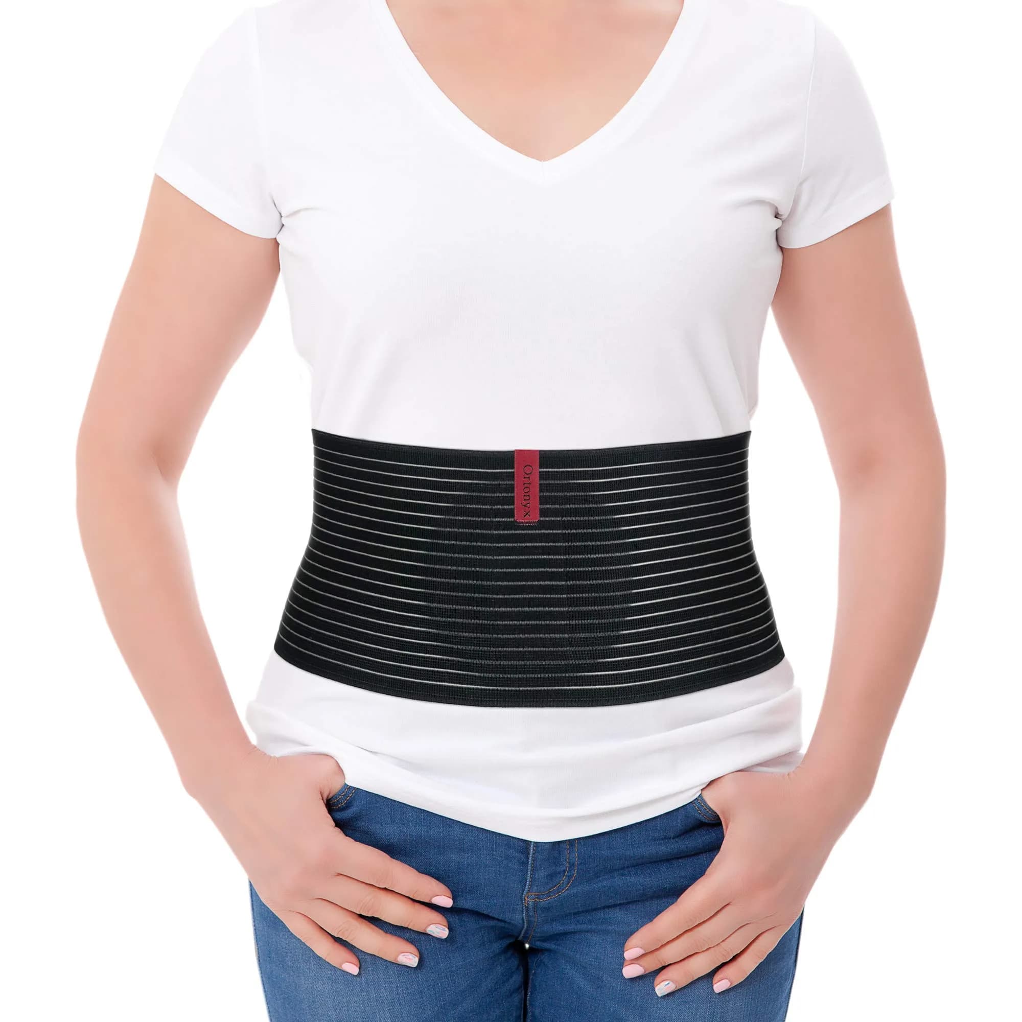 ORTONYX Umbilical Hernia Belt for Women and Men, Abdominal Support, S-M | Adjustable, Lightweight & Discreet