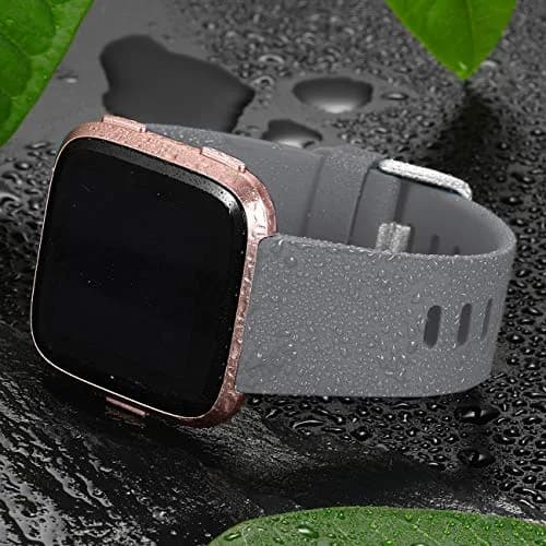 Wepro Sport Bands for Fitbit Versa 2, Versa Lite, Versa — Small 14-18cm (5.5"-7.2") Gray thumbnail 3