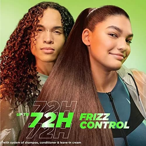 Garnier Fructis Sleek and Shine Anti-Frizz Serum for Frizzy, Dry, Unmanageable Hair 150ml (5.1 Fl Oz) | Tames Frizz with Moroccan Argan Oil thumbnail 2