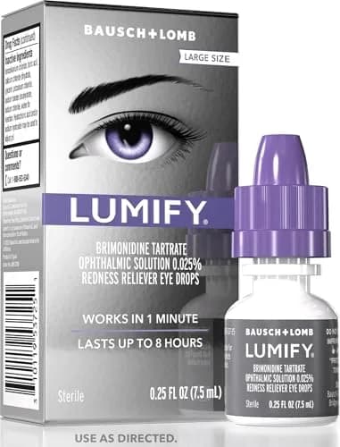 LUMIFY Redness Relief Eye Drops 7.5ml (0.25 Fl Oz) | FDA Approved for Whiter, Brighter Eyes thumbnail 1
