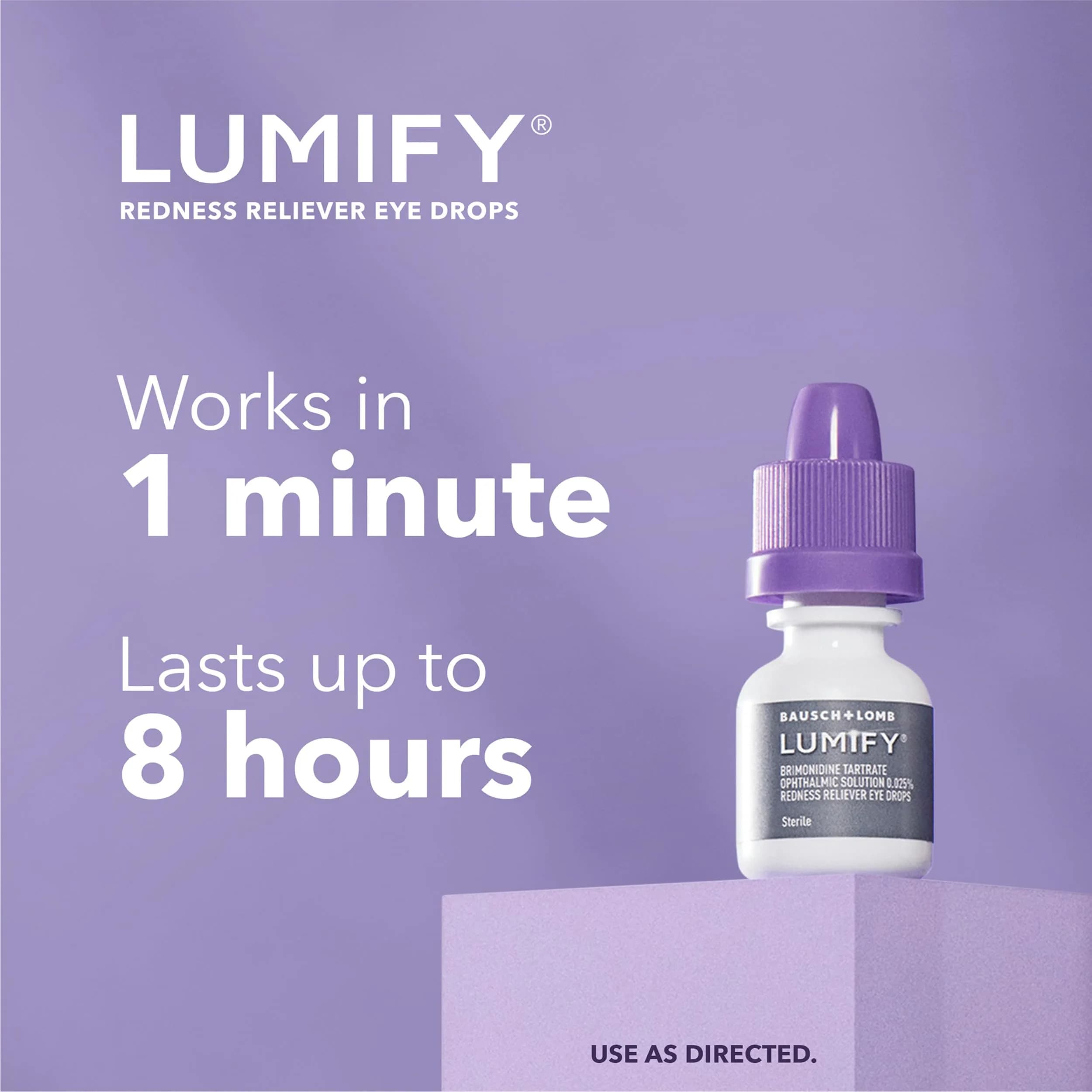 LUMIFY Redness Relief Eye Drops 7.5ml (0.25 Fl Oz) | FDA Approved for Whiter, Brighter Eyes - view 4