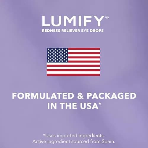 LUMIFY Redness Relief Eye Drops 7.5ml (0.25 Fl Oz) | FDA Approved for Whiter, Brighter Eyes thumbnail 7