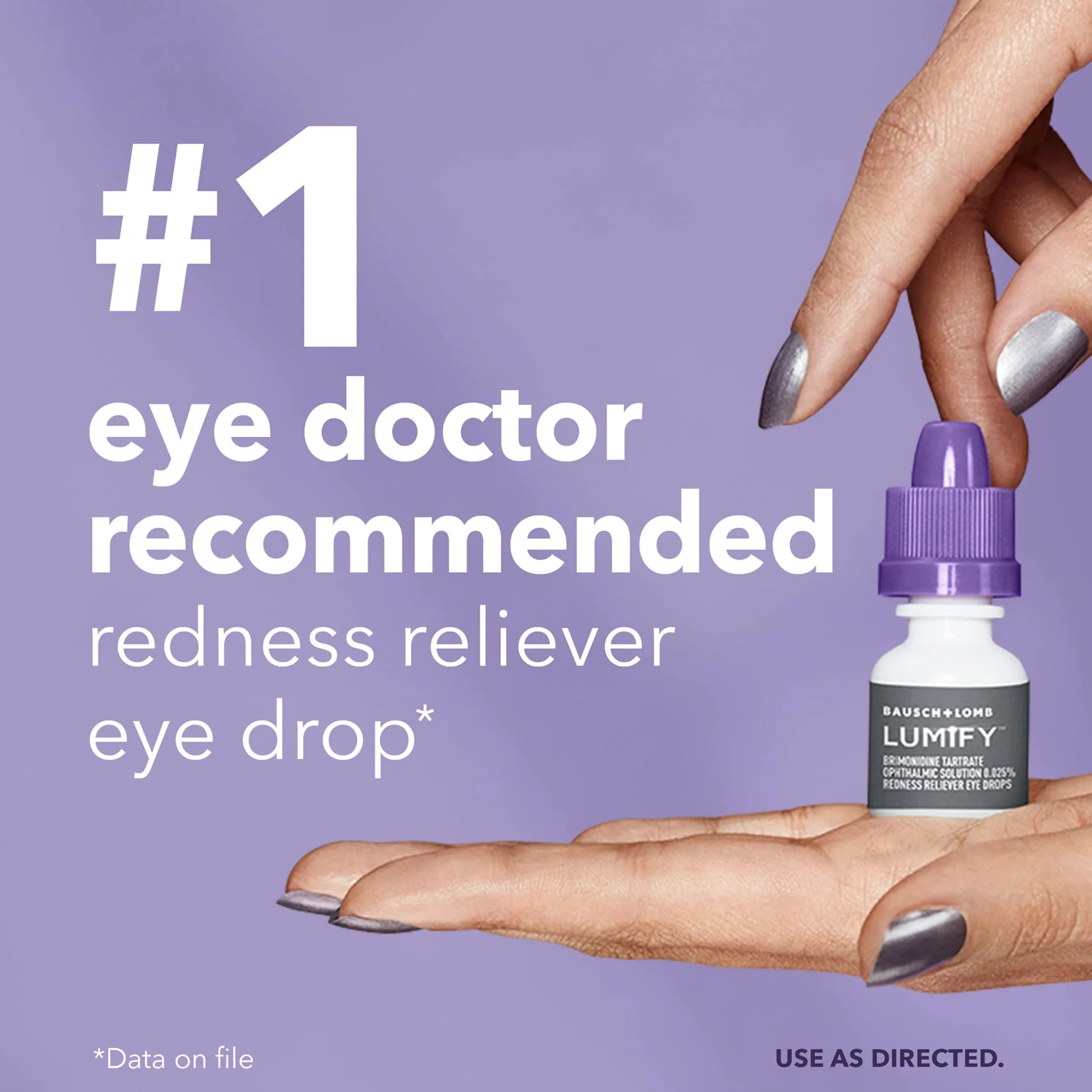 LUMIFY Redness Relief Eye Drops 7.5ml (0.25 Fl Oz) | FDA Approved for Whiter, Brighter Eyes - view 3