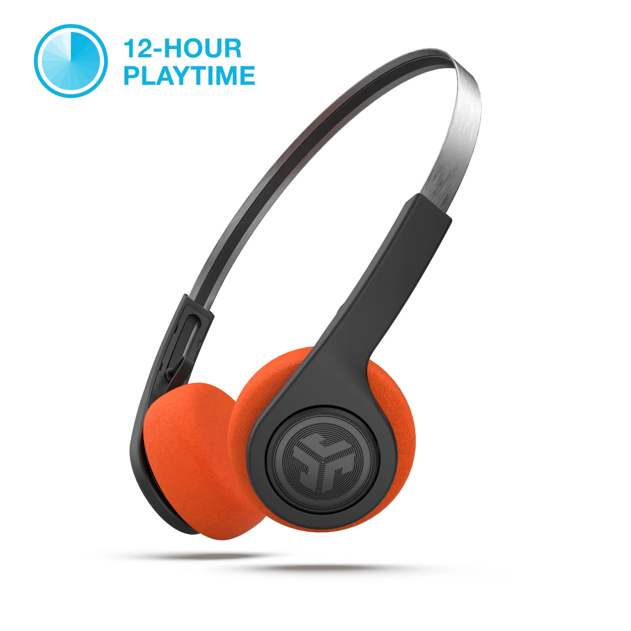 JLab Rewind Wireless Retro Headphones - Vibrant Blue | 14-Hour Battery, Bluetooth 4.2, EQ3 Sound - view 2