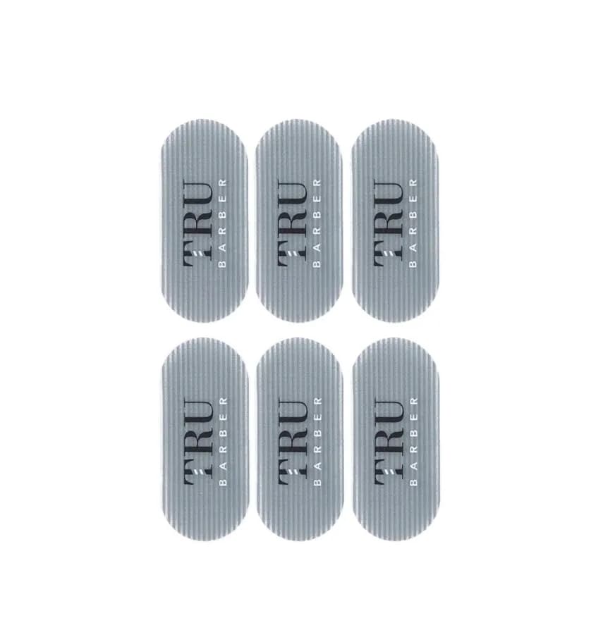 TRU BARBER Hair Grippers 6 pcs | Nonslip Hair Clips for Styling & Cutting