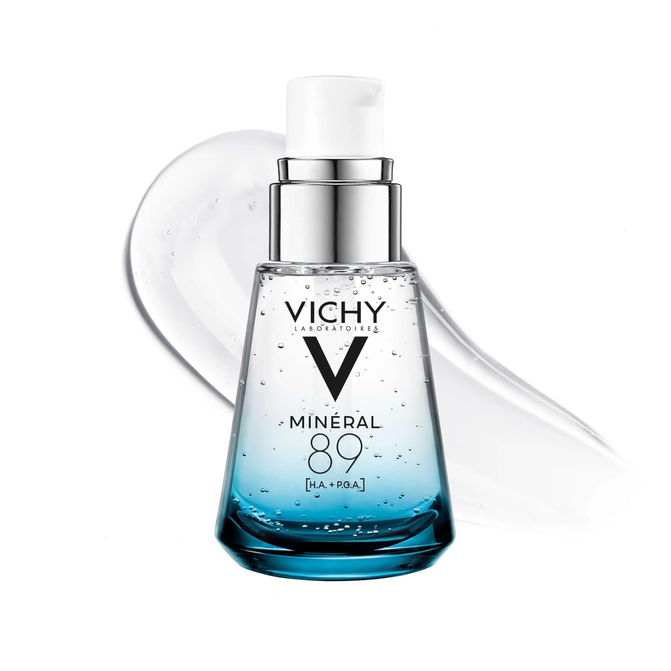 VICHY Mineral 89 Hyaluronic Acid Booster Serum 30ml (1oz) | Skin Barrier Repair for All Skin Types - main product image