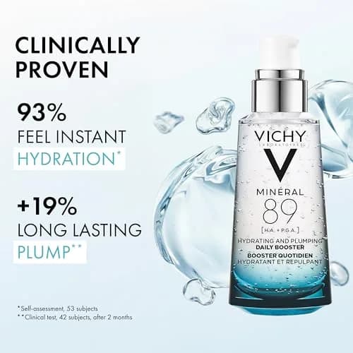 VICHY Mineral 89 Hyaluronic Acid Booster Serum 30ml (1oz) | Skin Barrier Repair for All Skin Types thumbnail 2