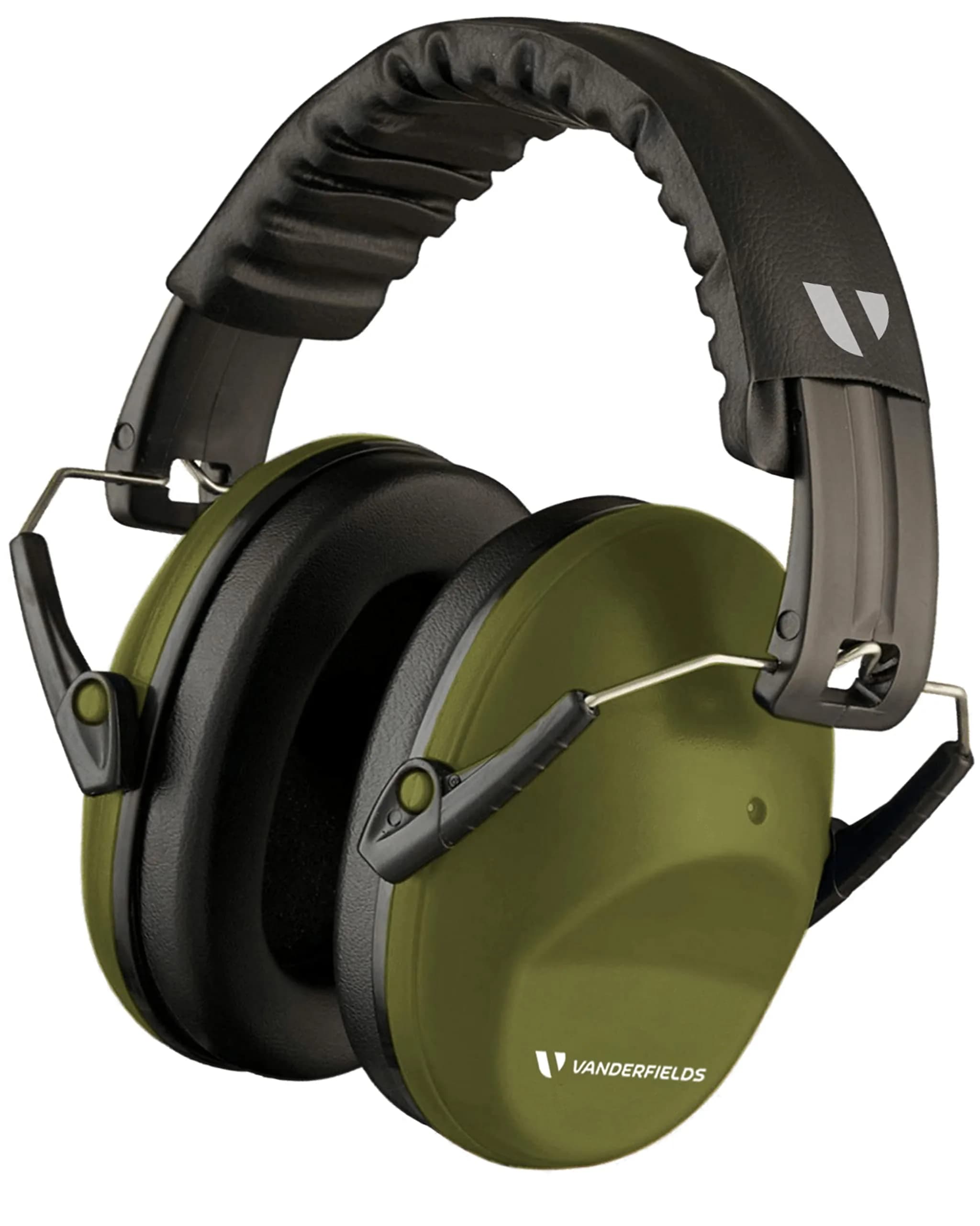Vanderfields Kids Noise Canceling Headphones - 31 dB (2K Hz) - Ear Protection Earmuffs | Green, Adjustable Comfort - main product image