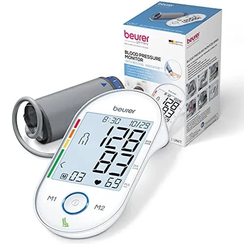 Beurer BM55 Automatic Blood Pressure Monitor | XL Backlit Display, 2 Users, 120 Memories, WHO Risk Indicator thumbnail 8