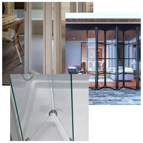 S SYDIEN Silver Folding Butt Hinges 2Pcs 84mm (3.31'') | Heavy Duty Stainless Steel Door Hinges for Cabinets & Windows thumbnail 6