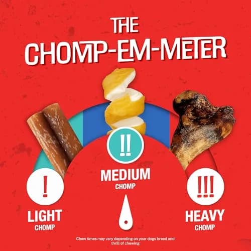 CHOMP 'EMS Purehide Sticks 4 oz | Natural Beefhide Dog Chews, Long-Lasting & Digestible thumbnail 7