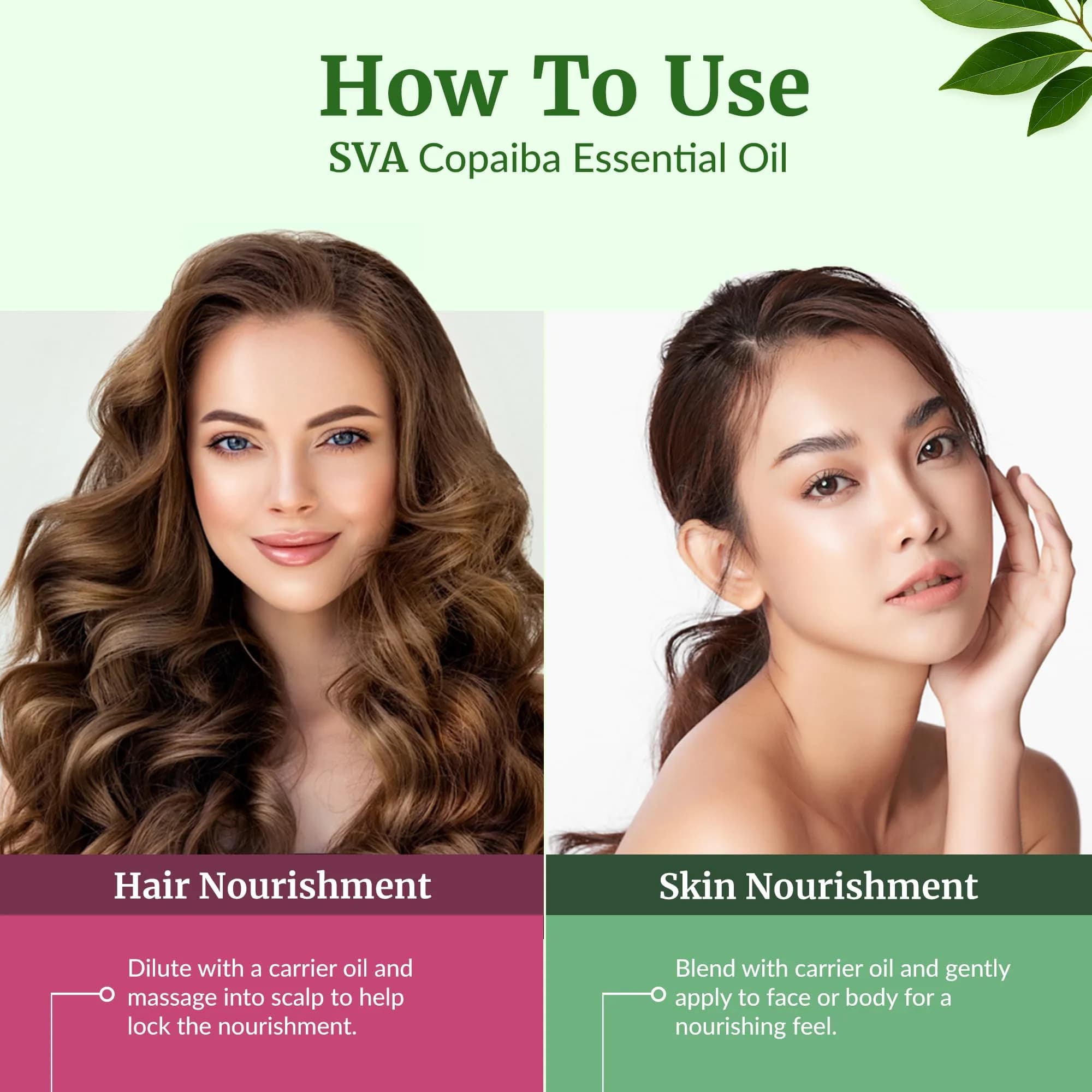 SVA ORGANICS Copaiba Essential Oil 118 ml (4 Fl Oz) | Steam Distilled, Natural Aroma for Diffuser, Skin & Hair Care - view 5