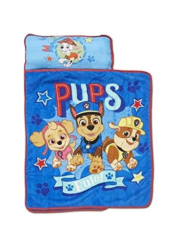 Paw Patrol We're a Team Nap-Mat Set – Quilted Nap Mat with Built-in Pillow & Plush Blanket for Kids 3+ thumbnail 2