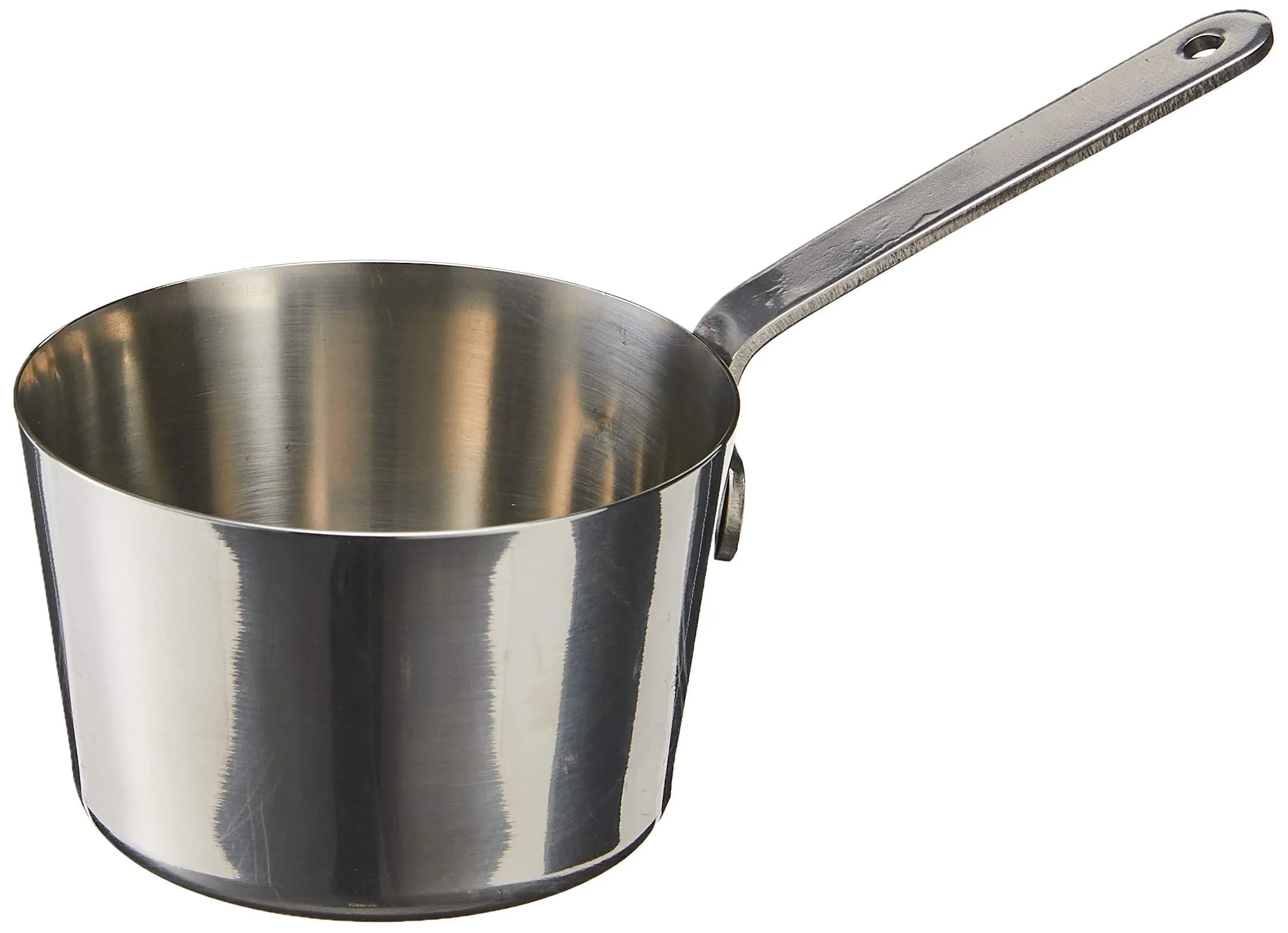 Winco Mini Sauce Pan Silver | Compact Stainless Steel Saucepan for Sauces & Melting (2-3/4" Dia, 1-3/4" High) — Silver