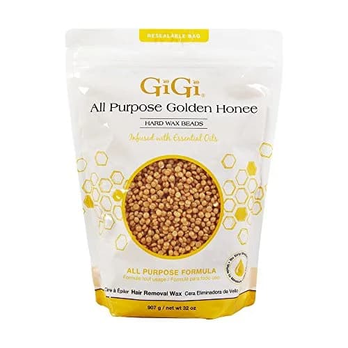 GiGi All Purpose Golden Honee Hard Wax Beads for Hair Removal 907g (32 oz) | Stripless, All Skin & Hair Types thumbnail 1