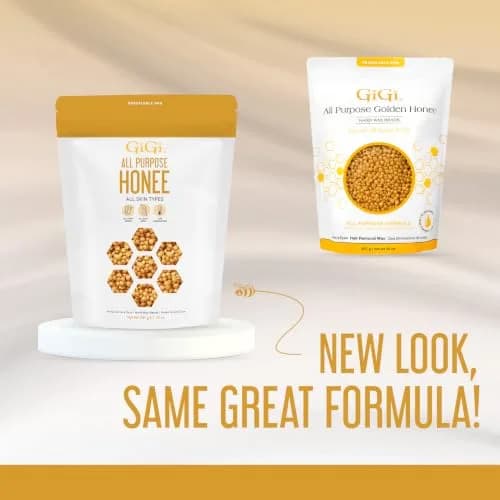 GiGi All Purpose Golden Honee Hard Wax Beads for Hair Removal 907g (32 oz) | Stripless, All Skin & Hair Types thumbnail 6