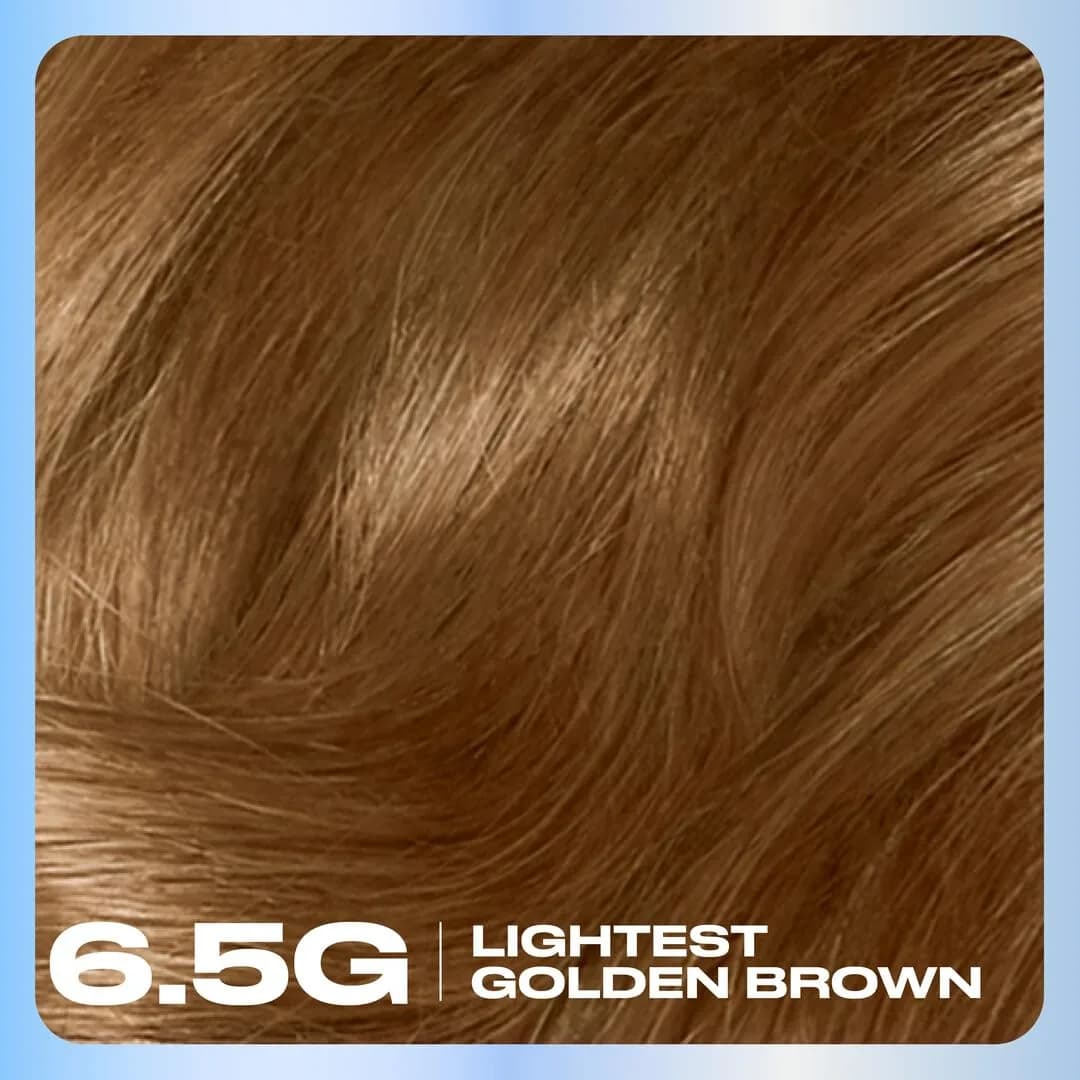 Clairol Nice'n Easy 6.5G Lightest Golden Brown Permanent Hair Dye - 3 Pack - view 3