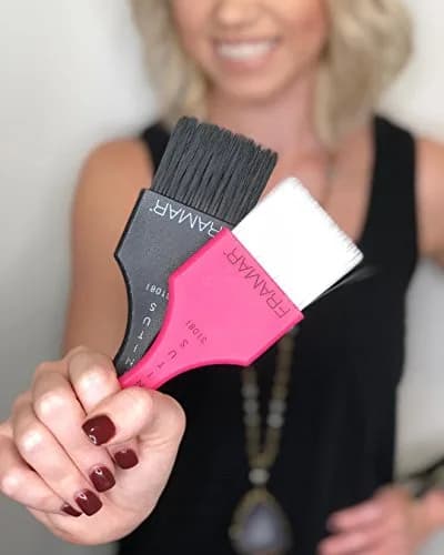 Framar Power Painter Hair Dye Brush Set | Balayage, Hair Painting & Color Application Tools (2-Pack) thumbnail 4