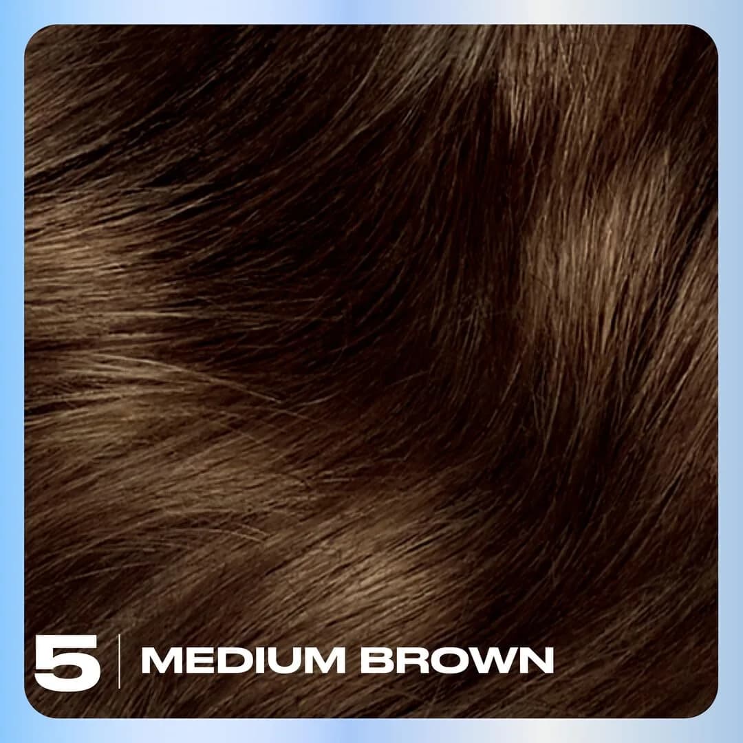 Clairol Nice'n Easy Permanent Hair Dye 5 Medium Brown - Pack of 3 - view 3