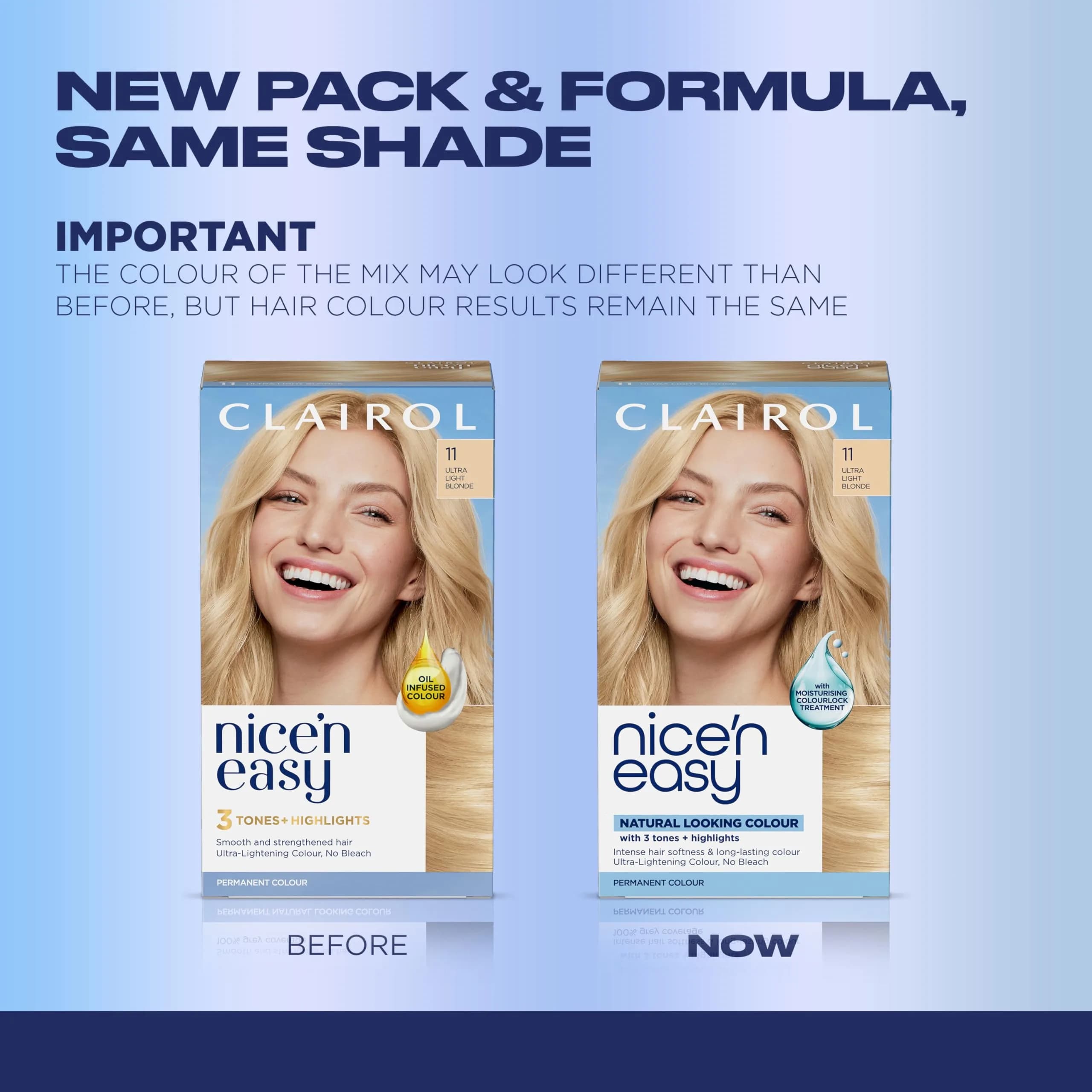 Clairol Nice'n Easy Permanent Hair Dye 11 Ultra Light Blonde | 6.26 Fl Oz (Pack of 3) - view 2