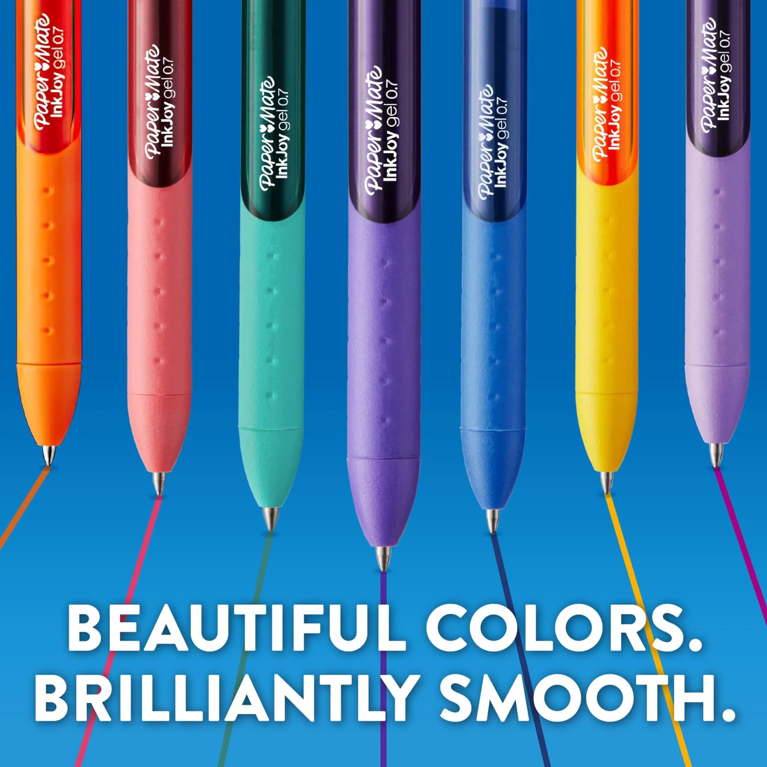 Paper Mate InkJoy Gel Pens, Fine Point (0.5mm), Assorted Colors, 14 Count | Smooth Ink Flow for Students & Office - view 4