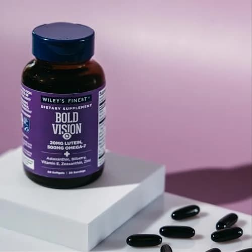 Wiley's Finest Wild Alaskan Fish Oil Bold Vision, 60 Softgels | Eye & Vision Support with Omega-7 & Lutein thumbnail 7