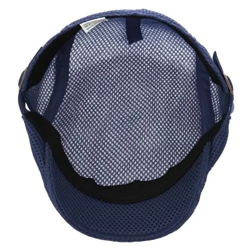 VOBOOM Men's Breathable Mesh Summer Hat Adjustable Newsboy Beret Ivy Cabbie Flat Cap Navy 57-60cm (2.25-2.36in) thumbnail 5